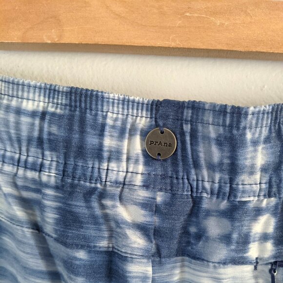 Prana Mariya Active Swim Shorts Organic Recycled Summer Beach Blue Grey UPF 50 - Picture 7 of 8